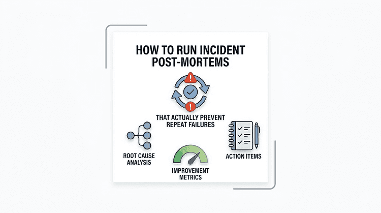How to Run Incident Post-Mortems That Actually Prevent Repeat Failures